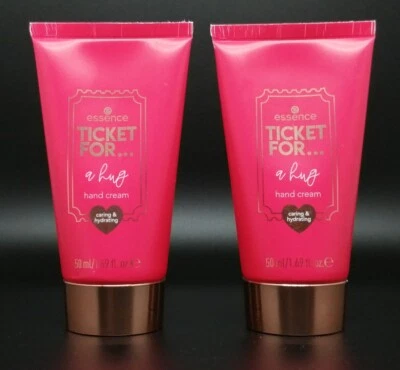 2x Essence: Ticket for… a hug - HAND CREAM Pflegende Handcreme 2 x 50 ml - Bild 1 von 2