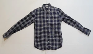 J Crew kariertes Herren Langarm Slim XS 100% Baumwolle leichtes Knopfleiste Hemd - Bild 1 von 8