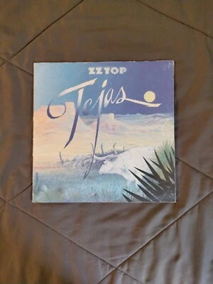 ZZ Top Tejas TRI-FOLD Copy With Lyric Sheet **Strong VG+** - Image 1 of 4