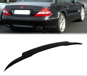 Unpainted For Mercedes Benz R230 SL500 SL63 V Style Trunk spoiler Convertible - Picture 1 of 6