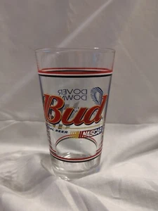 Bud "Official Beer of Nascar" Dover Downs Intl Speedway Pint Glass, Clear - EUC - Picture 1 of 5