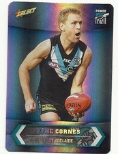 2015 AFL SELECT CHAMPIONS SP150 KANE CORNES PORT ADELAIDE SILVER PARALLEL CARD 