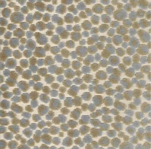 KRAVET CIRCULATE SAND CUT VELVET ANIMAL SKIN DOT UPHOLSTERY FABRIC BY THE YARD - Picture 1 of 1