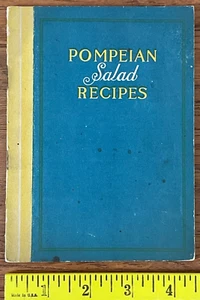 Vintage 1920's Pompeian Salad Recipes Booklet - Bild 1 von 6