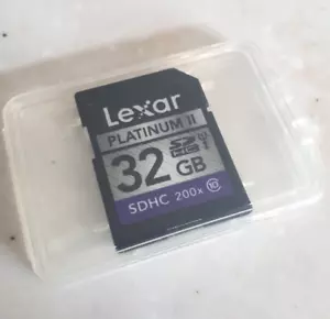 Genuine Lexar Platinum II 32GB SDHC I Memory Card - Class 10 200x TESTED WORKING - Picture 1 of 4