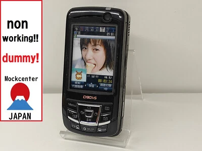 【dummy!】 MITSUBISHI D901is（color black） docomo-japan non-working cellphone - Image 1 of 4