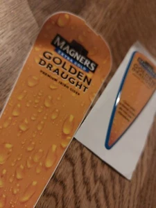 Magners CIDER Extra Cold IRISH Golden Draught Pump Labels *rare Pubshed Mancave - Picture 1 of 6