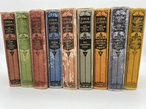1918 Collier's Junior Klassiker, The Young Folks Bücherregal 1-9 Set - Bild 1 von 18