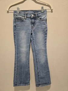 Girls Old Navy Bootcut Size 7, Light Wash - Picture 1 of 3