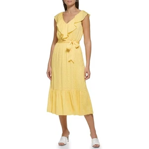 DKNY with Ruffle Dress Size 6 - Picture 1 of 6