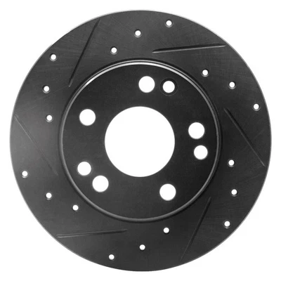 For Mercedes-Benz 190D 84-89 Brake Rotor DFC Premium Drilled & Slotted Front - Image 1 of 4