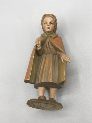 Antike Holz Krippenfigur Lang Sel. Erben Krippe Oberammergau (Josef 16 cm) Alt - Bild 1 von 4