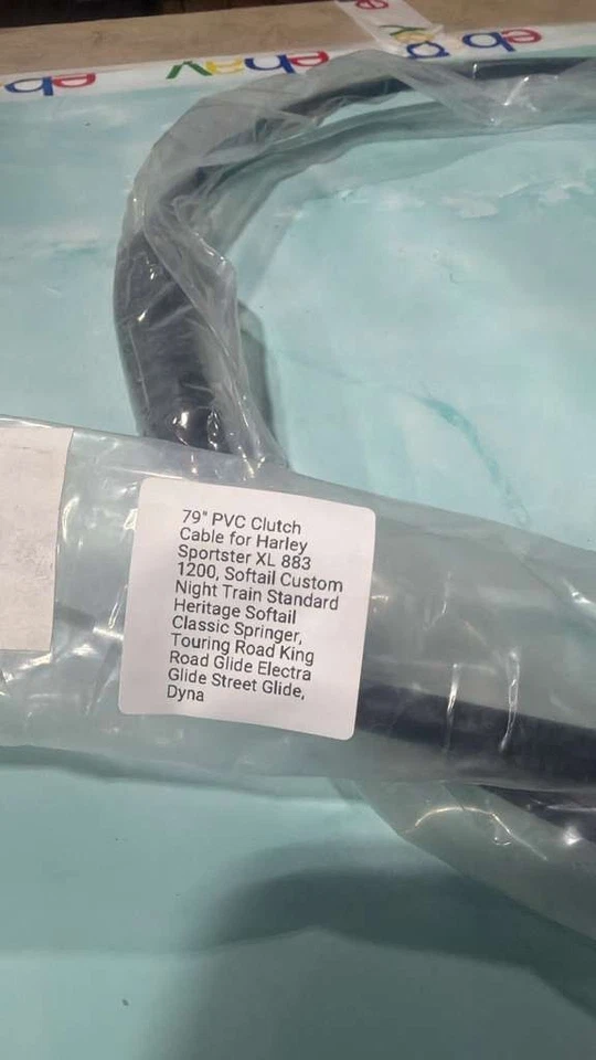 Cable de embrague de PVC de 79" para Harley Sportster XL 883 1200, Softail Custom Night... Foto 1 de 4