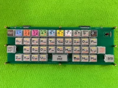 ZX Spectrum Harlequin Harlekin Tastatur Keyboard color w. Silent Tactil Switches - Bild 1 von 4