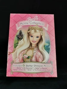 Barbie Princess Collection 4 Movie DVD Set Nutcracker Rapunzel Swan Lake Pauper - Foto 1 di 12