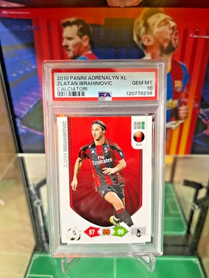 2010-11 帕尼尼 Adrenalyn XL Calciatori Zlatan Ibrahimovic PSA 10 GEM 状况完好 — 第 1/4 张图片
