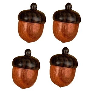 Unscrewable Pine Cone Hazelnut DIY Accessories Pendant Keychain Storage4402 - Foto 1 di 7