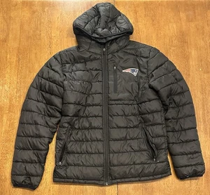 Chaqueta acolchada acolchada con capucha pequeña NFL de los New England Patriots - Imagen 1 de 6