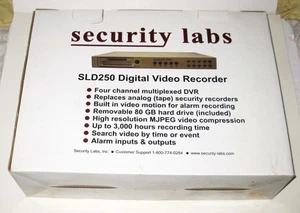 Security Labs SLD250 DVR Digital Video Recorder in Box Powers Up READ LISTING - Picture 1 of 14