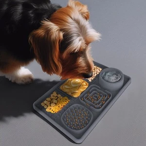 Silicone Licking Mat for Pets Easy Clean NonSlip Design for Slow Feeding - Bild 1 von 28