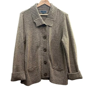 Karen Scott Tan Lagenlook Cardigan Size XLarge - Picture 1 of 8