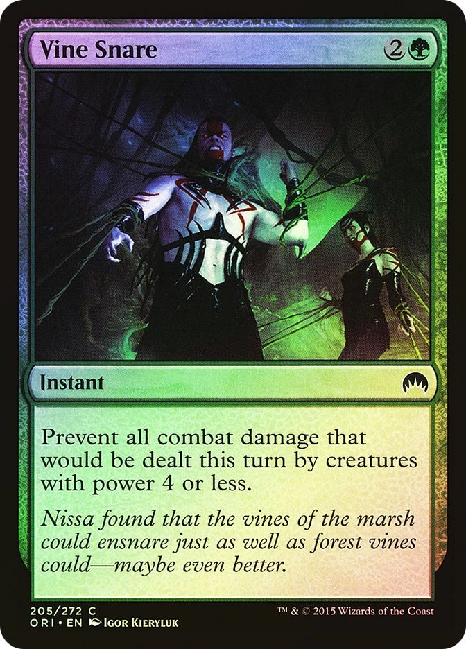 MTG FOIL Vine Snare  - Magic Origins #205 - Image 1 of 1