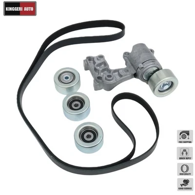 Fit 2010-2024 Toyota 4Runner Tundra 4.0L 5x Serpentine Belt Drive Component Kit - Image 1 of 4