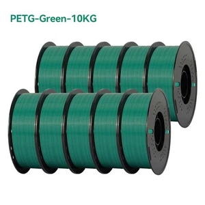 Kingroon 10KG PETG 1.75 mm Bundles 1KG Roll Mix Colors 3D Printer Filament Green - Afbeelding 1 van 17