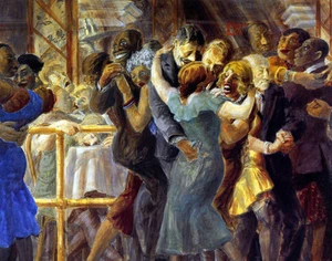Reginald Marsh Tuesday Night At The Savoy Ballroom Estampado 11 x 14 - Imagen 1 de 3