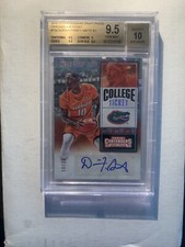 2016-17 Contenders Cracked Ice Auto Dorian Finney Smith #10/23 1/1 BGS 9.5/10