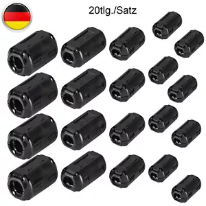 Ferritkern Klappferrit Ferrit Filter Ferrite Kern Aufsteckbarer Ferritring Set - Bild 1 von 12