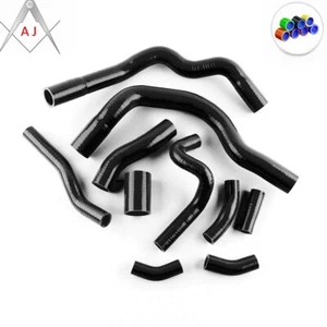 For 01-06 BMW MINI COOPER S R52 R53 Silicone Radiator Pipe Coolant Hose Black - Picture 1 of 3