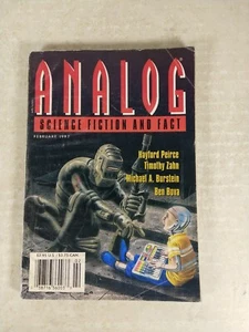 Analog Science Fiction and Fact February 1997 Timothy Zahn, Ben Bova K63 - Picture 1 of 9