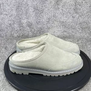 Diemme Maggiore Shoes Mens 44 eu 11 us Mule Gray Suede Comfort Round Toe Slip On - Picture 1 of 12