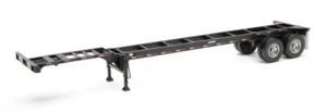 Walthers ~ HO Scale ~ 40' Container Chassis (2-Pack) ~ Black ~ 949-4553 - Picture 1 of 1