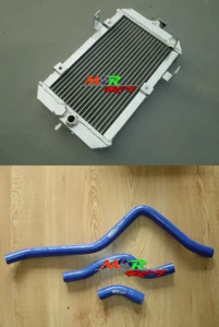 Radiator & BLUE Hose for Yamaha YFM660R 660R Raptor 660 2002 2003 2004 2005 - Picture 1 of 7