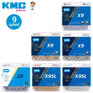 Cadena de bicicleta de montaña Shimano 9 velocidades KMC X9 HEGY/SUMC 116 L BICICLETA DE CARRETERA - Imagen 1 de 20