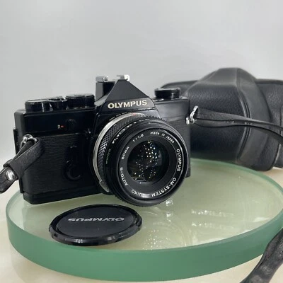 Olympus OM-1 MD 35mm SLR Film Camera &  Olympus ZUIKO  50mm f1.8 Lens- TESTED518 - Image 1 of 4