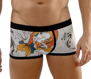 GERONIMO Underwear Mens Low Rise Boxer White 1670b1 - Picture 1 of 3