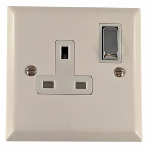 G&H SFW209-PC Placa de Espectro Blanco Mate 1 Banda Enchufe Interrumpido Único 13A - Imagen 1 de 1