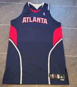 ADIDAS ATLANTA HAWKS NBA 2009-2010 TEAM ISSUED BLANK JERSEY MEN'S SZ 48 - Picture 1 of 5