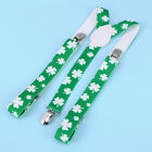 1pc Unisex Elastic Suspenders St. Patricks Day Adjustable for Men