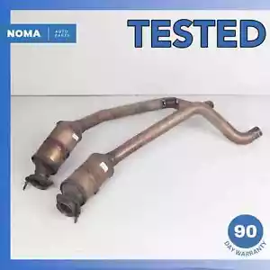 10-12 Jaguar X250 XF 5.0L N/A Left & Right Side Exhaust Downpipe Set OEM - Picture 1 of 15