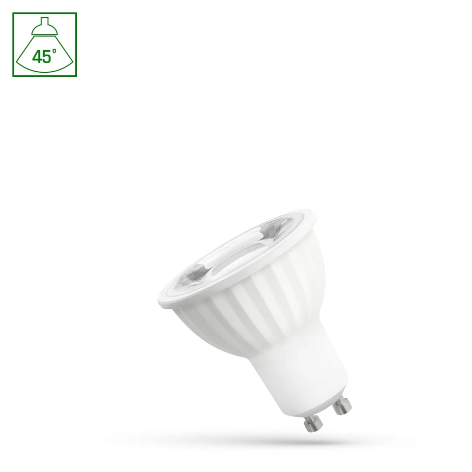 LED GU10 6W 230V AC Kalteweiß GU10 GU5.3 560 Lumen 45° - Bild 1 von 1