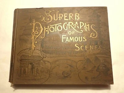Antique 1892 Superb Photographs of Famous Scenes Charles H. Adams Foto 1 de 4