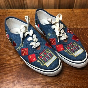 Sebastino Damenschuhe 9,5 Casino Glücksspiel-Design WÜRFELSCHLITZE 777 ROULETTE SPATEN - Bild 1 von 11