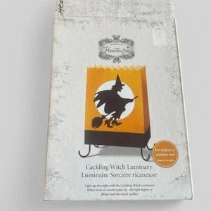 Vintage 2005 Hallmark Gackernde Hexe Koryphäe Halloween Display mit Box Bewegung - Bild 1 von 11
