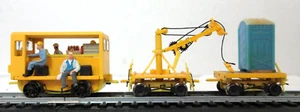 Bachmann/Spectrum 16946 HO Scale Maintenance-of-Way Speeder W/Crane & Cart - Picture 1 of 15