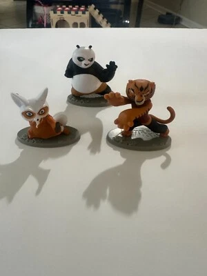 Juego de 3 figuras de Kung Fu Panda matel Foto 1 de 4