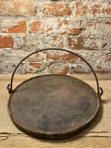 Antique Vintage Cast Aluminum Unmarked 10 1/4 Inch Cowboy Griddle Bail Handle - Picture 1 of 13